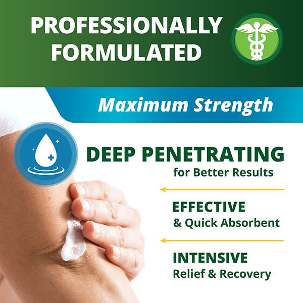 OWELL NATURALS Joint and Muscle Relief Ointment, Maximum Strength All Natural Discomfort Reliever for Joint, Muscle, Knee, Back, Neuropathy - 5 Powerful Ingredients