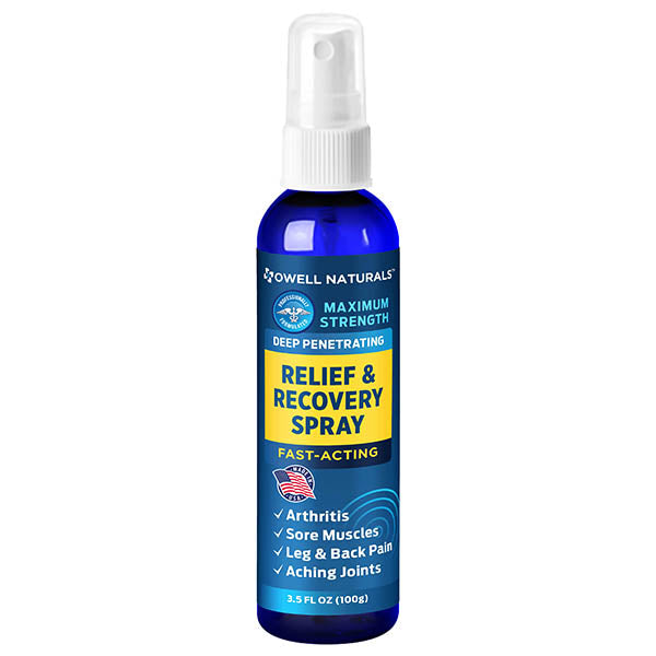 Deep Penetrating Relief Liquid Spray - Fast-Acting, Natural Relief for Muscle Aches, Joint Pain, and Stiffness - 3.5 oz Spray Bottle